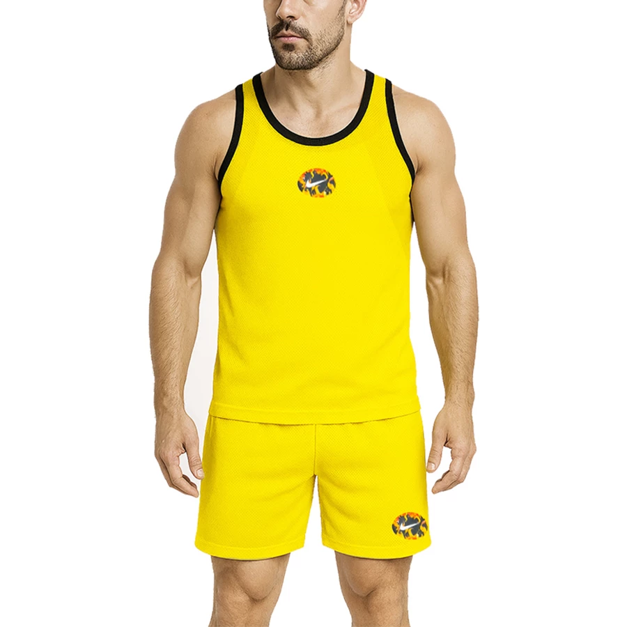 ست  تاپ وشلوارک ورزشی مردانه نایکی مدل سوزنی کد 202175