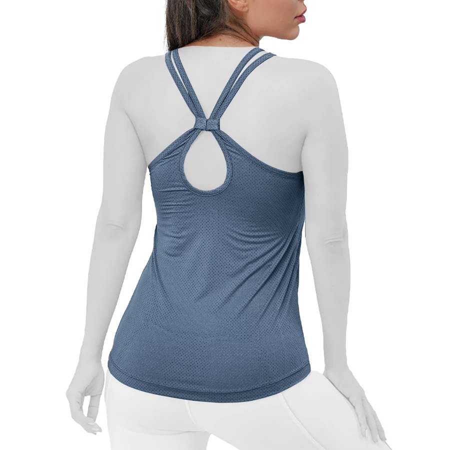 تاپ ورزشی زنانه مدل پست اشکی کد 202123