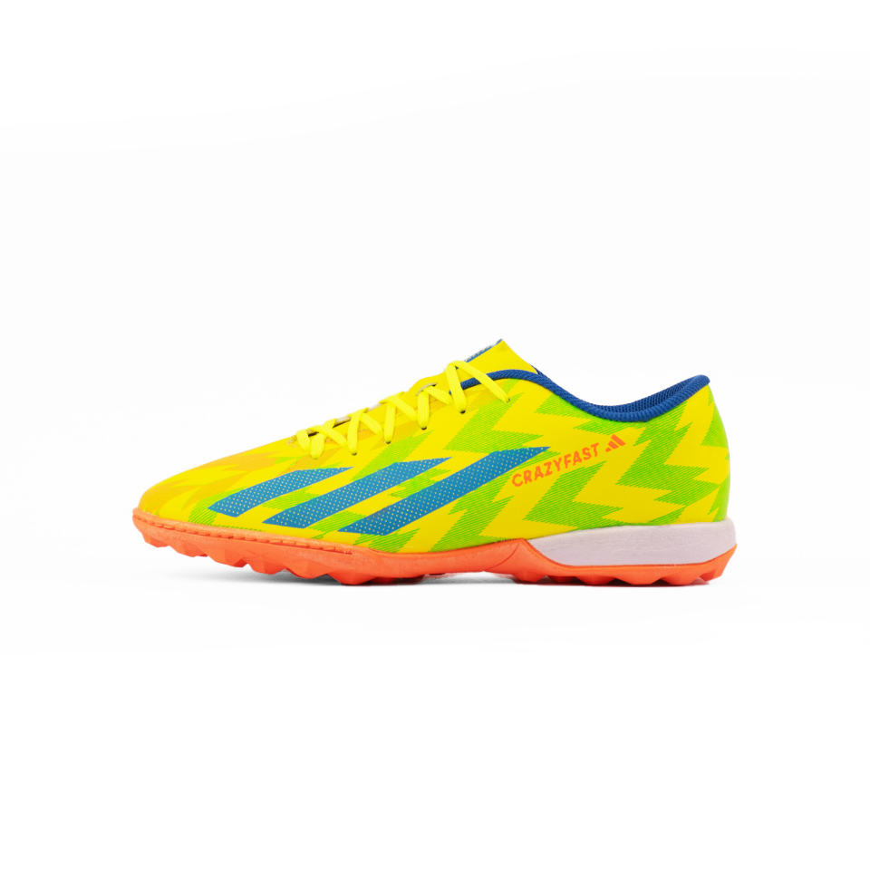 کفش فوتبال کريزی CRAZY و زيره رابر رويه چرم طبيعی با کفی EVA مدل کتانی چمن مصنوعی کد 202329