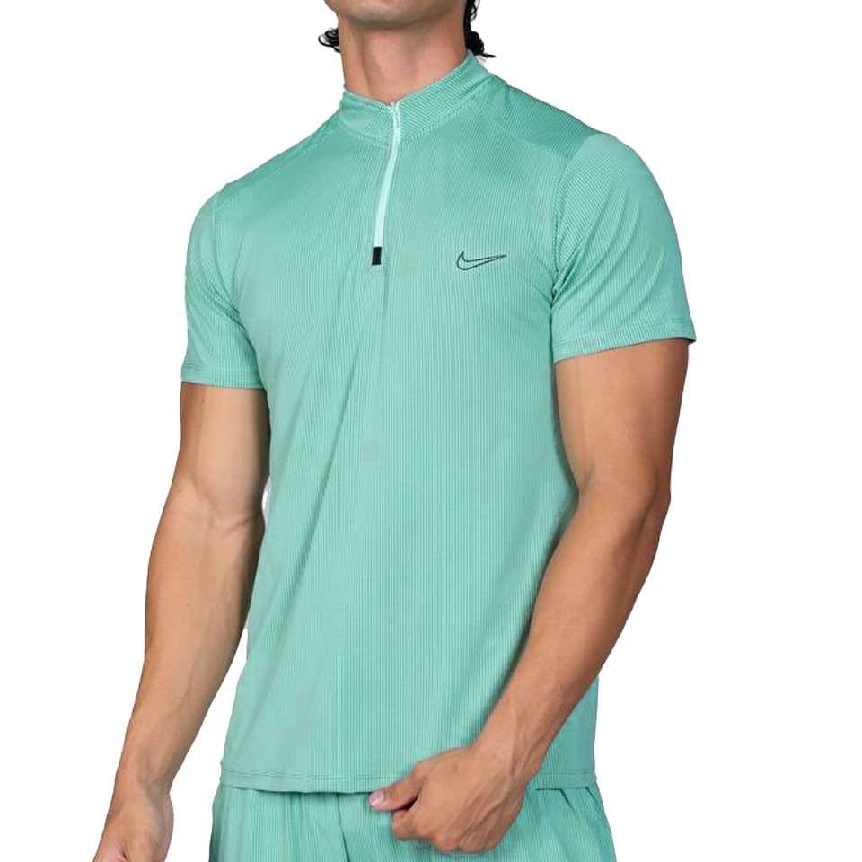 تيشرت سوزنی نيم زيپ ورزشی مردانه کد 202330