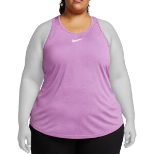 تاپ ورزشی سایز بزرگ زنانه طرح نایکی کد 202335